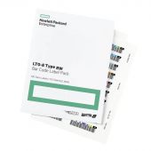 Photo Штрих-коды HP Enterprise LTO-8 для лент данных(100), для чистящих лент(10), Q2015A