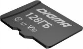 Карта памяти Digma microSDXC UHS-I Class 3 C10 128GB, DGFCA128A03