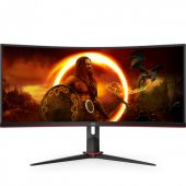 Монитор AOC CU34G2X Curved 34&quot; VA чёрно-красный, CU34G2X/BK