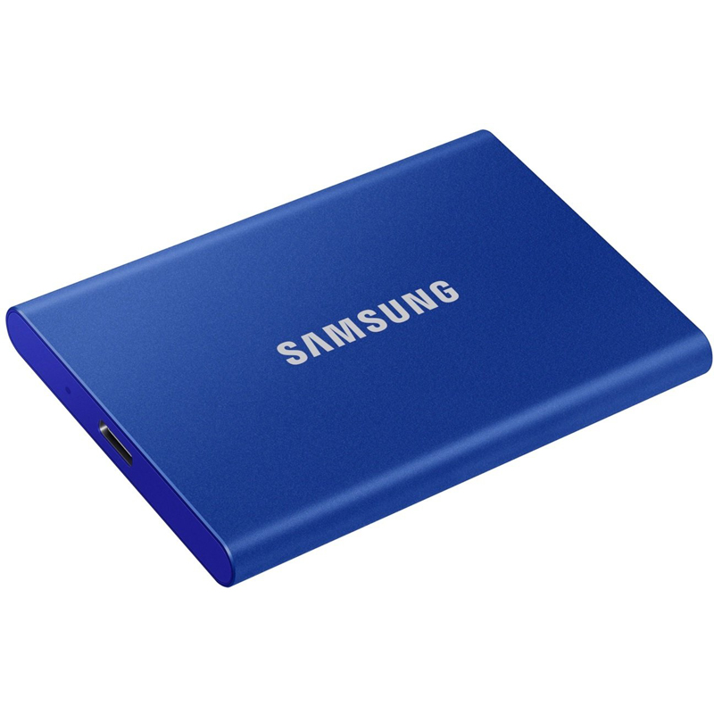 Внешний диск SSD Samsung T7 TOUCH 500 ГБ 1.8" USB 3.2 синий, MU-PC500H/WW