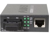 Медиаконвертер Planet 100Base-TX-100Base-FX RJ-45-SC, FT-802S15