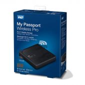 Вид Внешний диск HDD WD My Passport Wireless Pro 3 ТБ 2.5" USB 3.0 чёрный WiFi, WDBSMT0030BBK-RESN