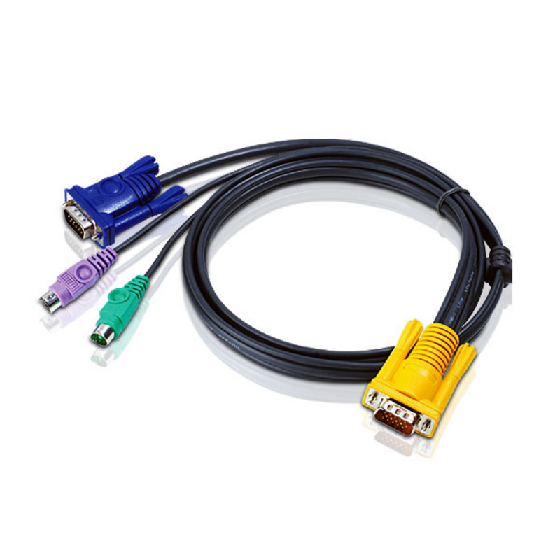 Картинка - 1 KVM-кабель ATEN 6м, 2L-5206P