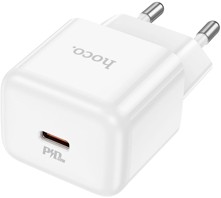 Сетевое зар./устр. Hoco N32 Glory White 30W 3A+2A+1.5A (PD+QC+AFC) USB Type-C белый, N32 GLORY WHITE