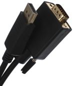 Видео кабель vcom DisplayPort (M) -&gt; VGA (M) 1.8 м, CG607-1.8M