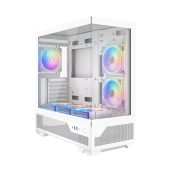 Корпус SAMA V43 Midi Tower Без БП белый, V43-WHADA6X1-GL