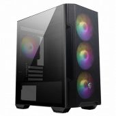 Корпус MSI MAG FORGE M100R Black Mini Tower Без БП чёрный, 306-7G20R41-HH9
