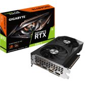 Вид Видеокарта Gigabyte NVIDIA GeForce RTX 3060 Ti WindForce OC GDDR6 8GB LHR, GV-N306TWF2OC-8GD
