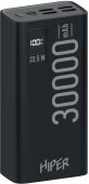 Портативный аккумулятор Power Bank Hiper Power EP 30000 чёрный, EP 30000 BLACK