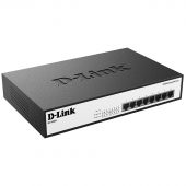 Коммутатор D-Link DES-1008P+ Неуправляемый 8-ports, DES-1008P+/A1A