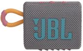 Фото Портативная акустика JBL GO 3 1.0, цвет - серый, JBLGO3GRY