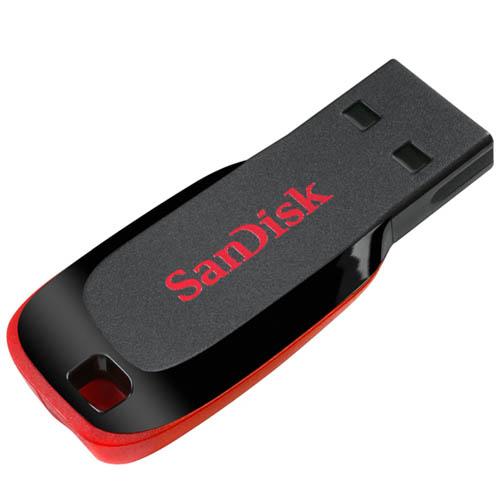 Картинка - 1 USB накопитель SanDisk Cruzer Blade USB 2.0 64GB, SDCZ50-064G-B35