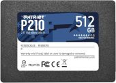 Диск SSD PATRIOT P210 2.5&quot; 512 ГБ SATA, P210S512G25
