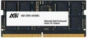 Модуль памяти AGI 16 ГБ SODIMM DDR5 4800 МГц, AGI480016SD238