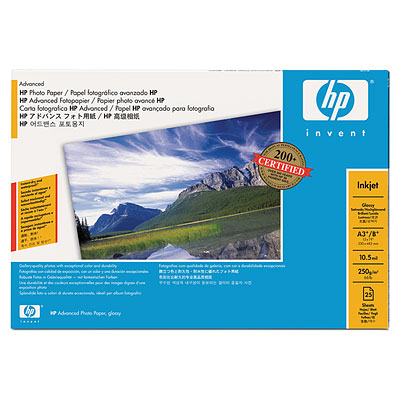 Картинка - 1 Упаковка бумаги HP Advanced Satin-matt Photo Paper A3+ 25л 250г/м², Q5462A