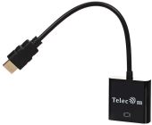 Видео кабель Telecom HDMI (M) -&gt; VGA (F) 0.15 м, TA558