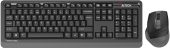 Комплект клавиатура/мышь A4Tech FG1035 Беспроводной чёрно-серый, FG1035 GREY