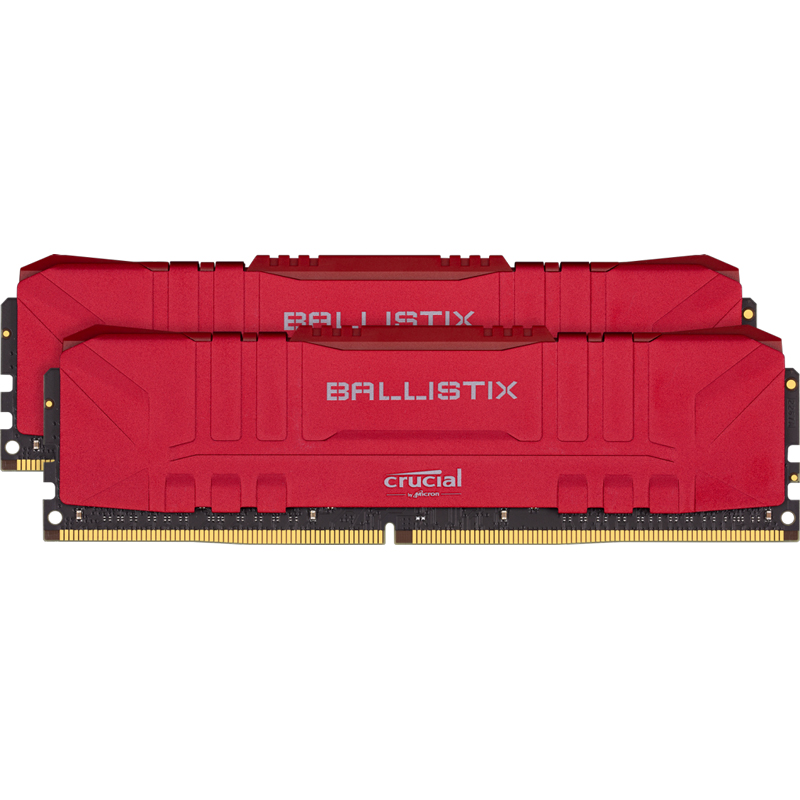 Картинка - 1 Комплект памяти Crucial Ballistix Red 16GB DIMM DDR4 3000MHz (2х8GB), BL2K8G30C15U4R