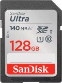 Карта памяти SanDisk Ultra SDXC UHS-I Class 1 C10 128GB, SDSDUNB-128G-GN6IN