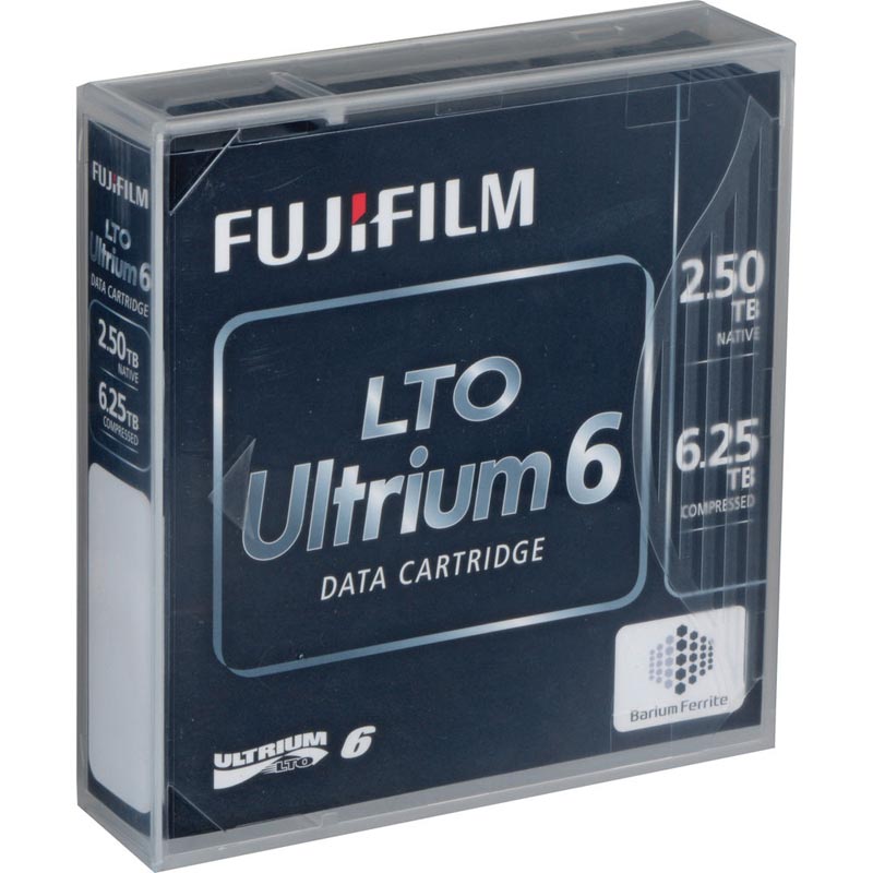 Картинка - 1 Лента Fujifilm LTO-6 2500/6250ГБ labeled 1-pack, 18496