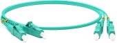 Оптический патч-корд Hyperline MM 50/125 мкм аквамарин 5 м, FC-D2-503-LC/PR-LC/PR-H-5M-LSZH-AQ