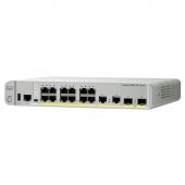 Вид Коммутатор Cisco C3560CX-12TC Управляемый 16-ports, WS-C3560CX-12TC-S