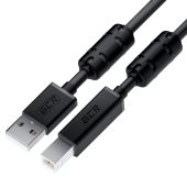 Photo USB кабель Greenconnect PROF USB Type B (M) -&gt; USB Type A (M) 0.75м, GCR-52416