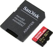 Вид Карта памяти SanDisk Extreme microSDHC UHS-I Class 3 C10 32GB, SDSQXCG-032G-GN6MA