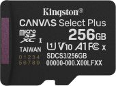 Фото Карта памяти Kingston Canvas Select Plus microSDXC UHS-I Class 1 C10 256GB, SDCS3/256GBSP