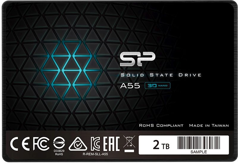 Диск SSD SILICON POWER Ace A55 2.5" 2 ТБ SATA, SP002TBSS3A55S25