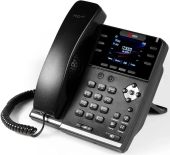 IP-телефон QTech QVP-500PR SIP чёрный, QVP-500PR