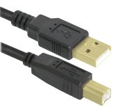 USB кабель DEFENDER USB04-06PRO USB Type B (M) -> USB Type A (M) 1.8 м, 87430