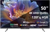 Телевизор Skyworth 50Q66H 50" 3840x2160 (4K) чёрный, 50Q66H