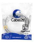 Патч-корд Cabeus FTP кат. 5e серый 3 м, PC-FTP-RJ45-Cat.5e-3m-LSZH
