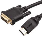 Фото Видео кабель vcom HDMI (M) -> DVI-D (M) 1.8 м, CG484GD-1.8M