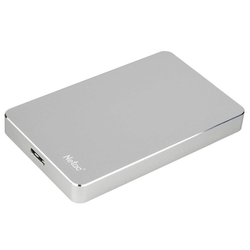 Внешний диск HDD Netac K330 1TB 2.5" USB 3.0 Серебристый, NT05K330N-001T-30SL