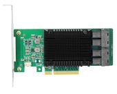 Плата расширения SSD LR-LINK PCIe3.0 x8 to Quad-port U.2 NVMe PCIe, LRNV9441-4IR