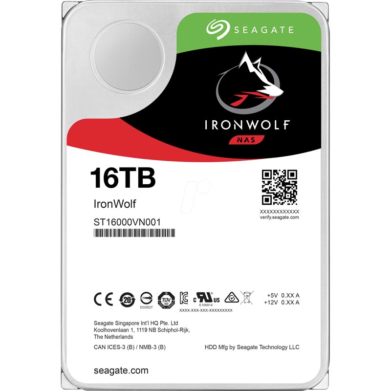 Фото-1 Диск HDD Seagate IronWolf SATA 3.5&quot; 16 ТБ, ST16000VN001