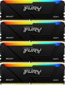 Комплект памяти Kingston Fury Beast 4х8 ГБ DIMM DDR4 3600 МГц, KF436C17BB2AK4/32