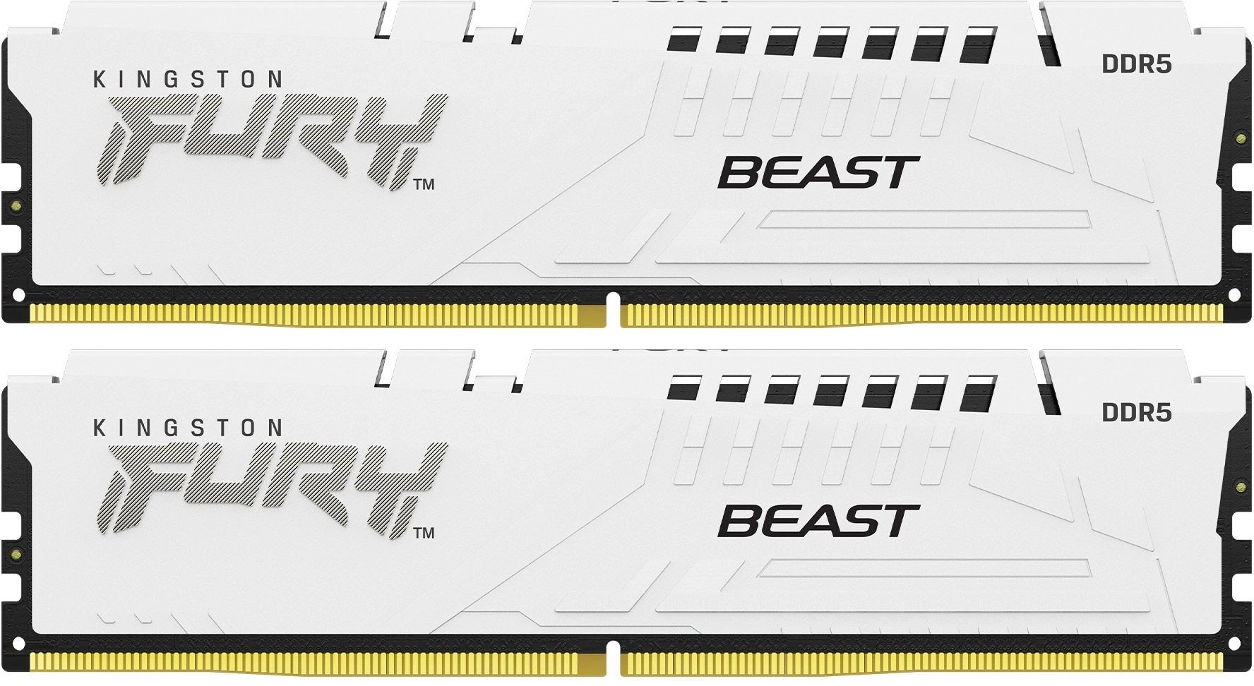 Комплект памяти Kingston Fury Beast White Expo 2х16 ГБ DIMM DDR5 5600 МГц, KF556C36BWEK2-32