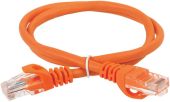 Патч-корд ITK UTP кат. 5e оранжевый 1 м, PC07-C5EUL-1M