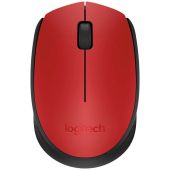 Мышь Logitech M170 Беспроводная красный, 910-004648