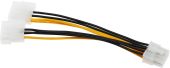 Фото Разветвляющий кабель PREMIER 6-096-PSU-81 PCI-E 8-pin -> Molex 8981 0.15 м, 6-096-PSU-81