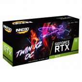 Вид Видеокарта INNO3D NVIDIA GeForce RTX 3070 Twin X2 GDDR6 8GB LHR, N30702-08D6-171032LH
