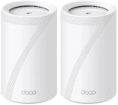 Беспроводной маршрутизатор TP-Link Deco BE65 2.4, 5 и 6 ГГц 5760 Мб/с (2-pack), DECO BE65(2-PACK)