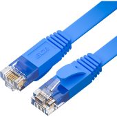 Патч-корд Greenconnect UTP кат. 6 синий 5 м, плоский, GCR-52873