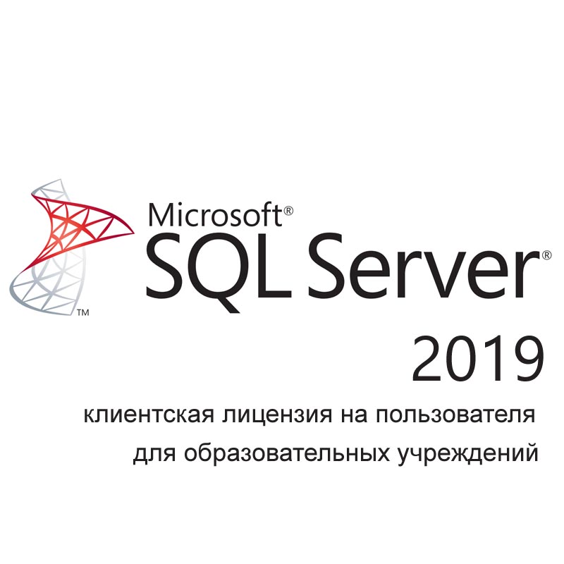 Картинка - 1 Клиентская лицензия User Microsoft SQL Server 2019 CAL Academ. Рус. OLV Бессрочно, 359-06844