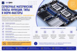 Серверные материнские платы: функции, типы и форм-факторы