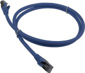 Патч-корд LANMASTER FTP кат. 6a синий 0.5 м, LAN-PC45/S6A-0.5-BL