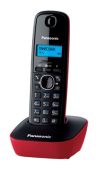 Вид DECT-телефон Panasonic KX-TG1611RU чёрно-красный, KX-TG1611RUR